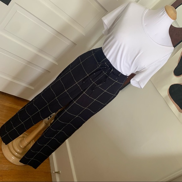 Check Print Pants - Picture 2 of 7